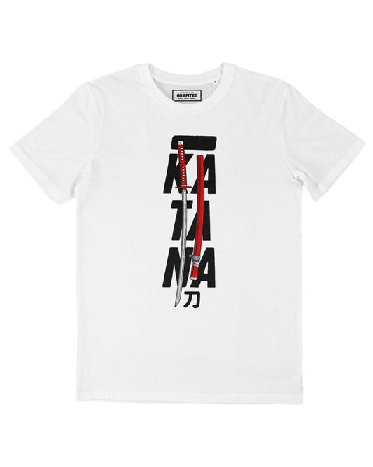 T-shirt Katana con stampa spada giapponese
