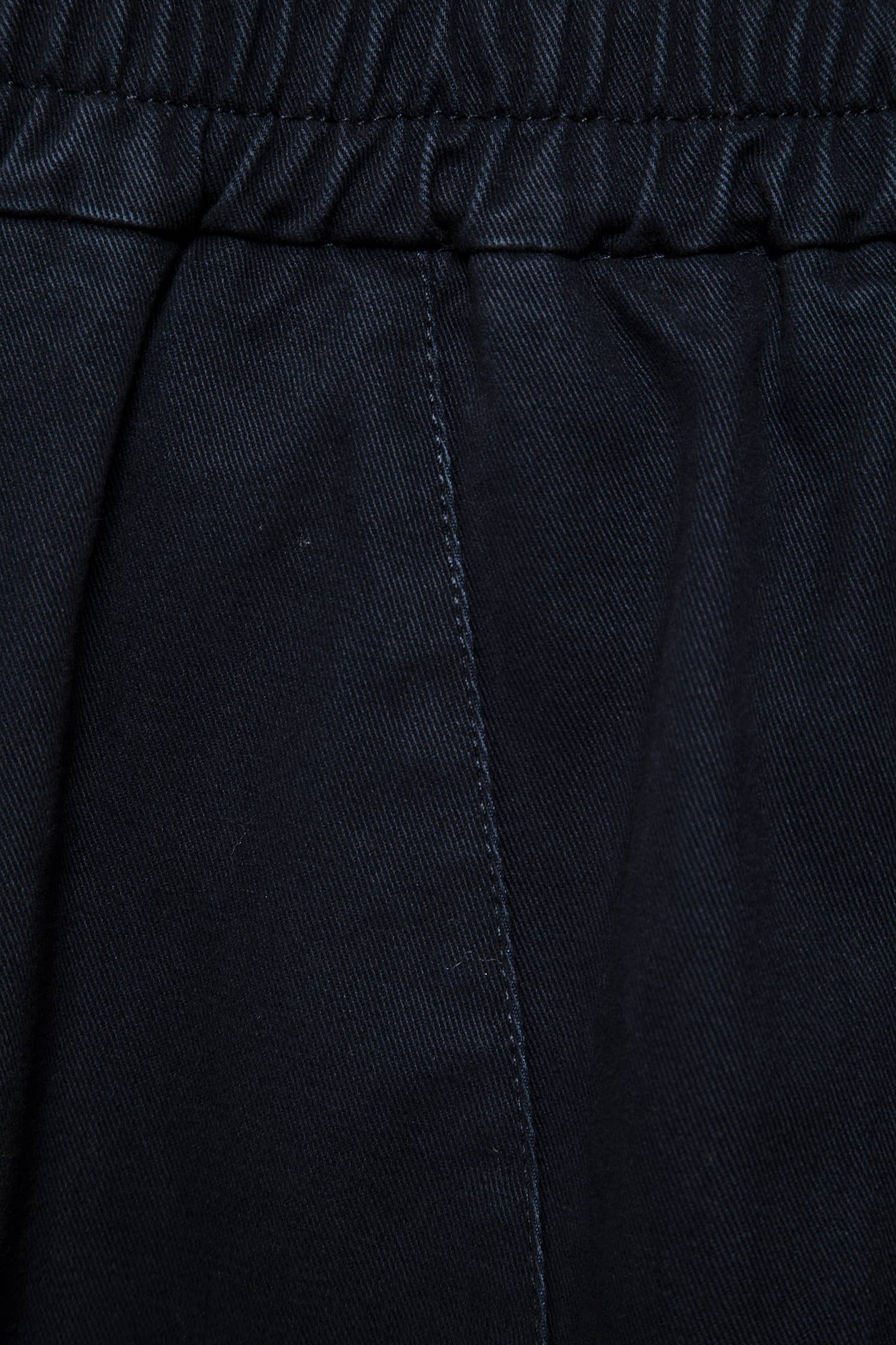 Pantaloni ampi in cotone a vita alta