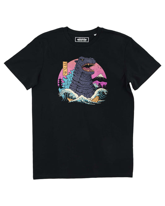 T-shirt Godzilla Rad Zilla Wave in cotone biologico