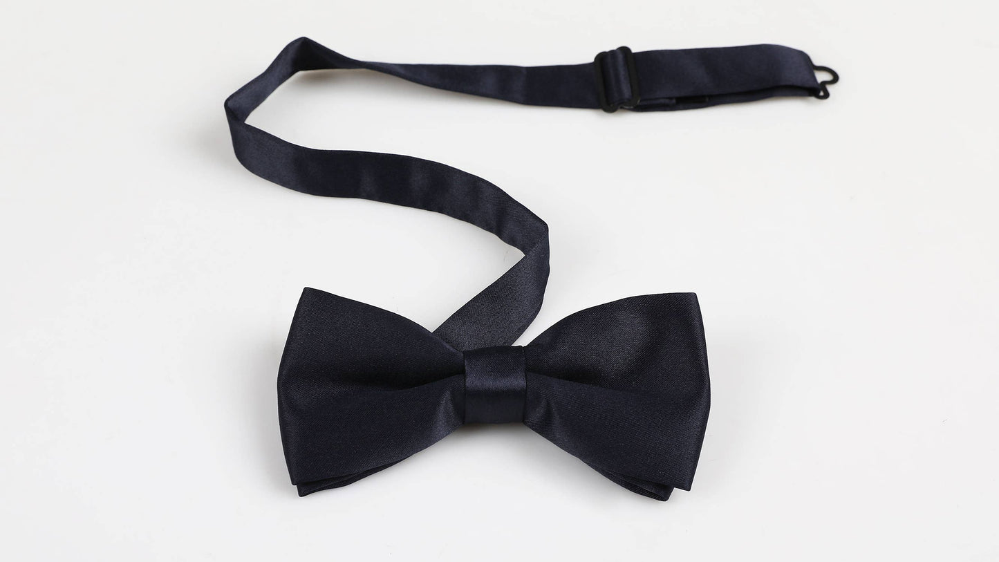 Papillon blu navy pre-annodato
