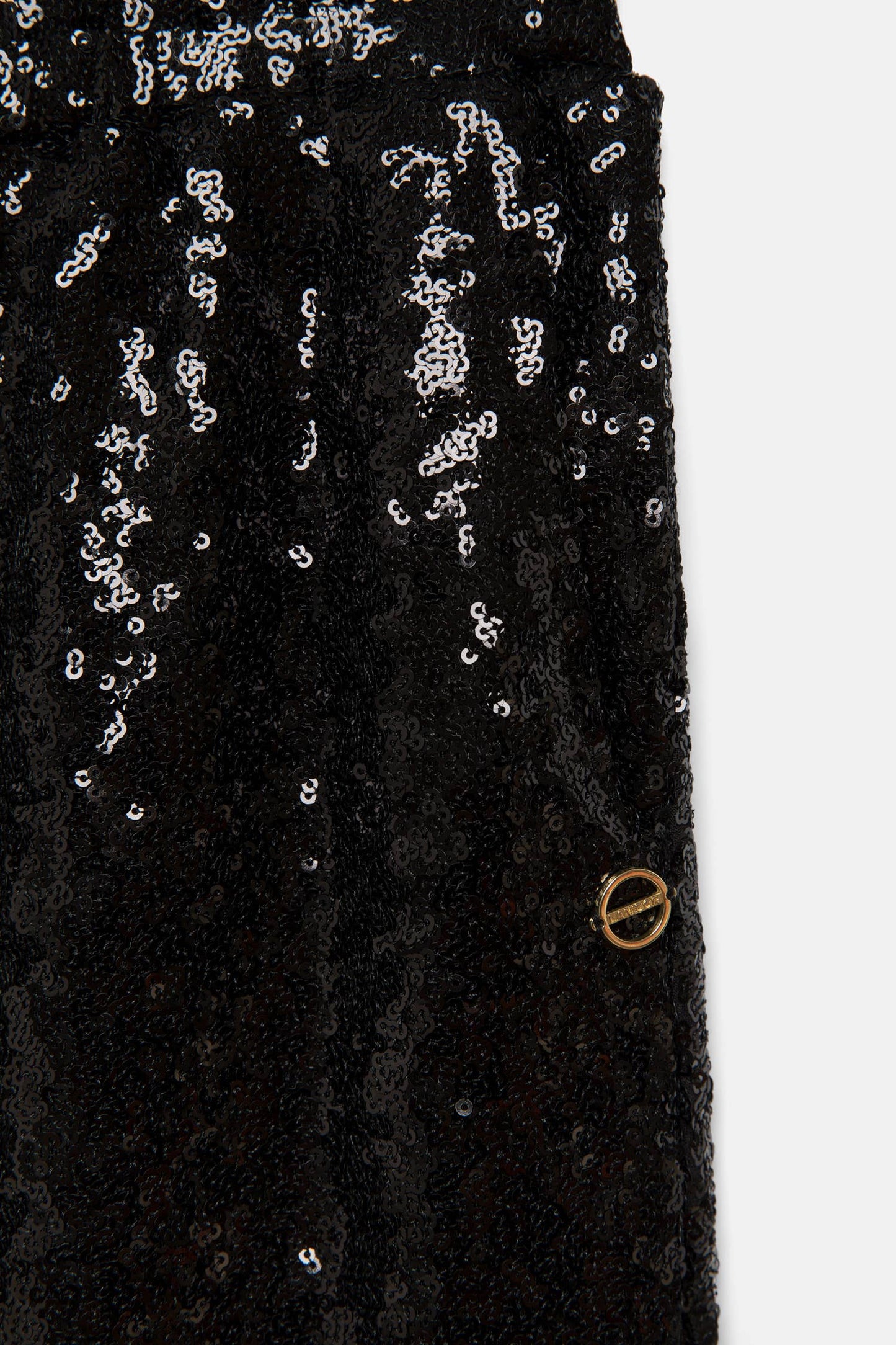 Pantaloni a palazzo con paillettes