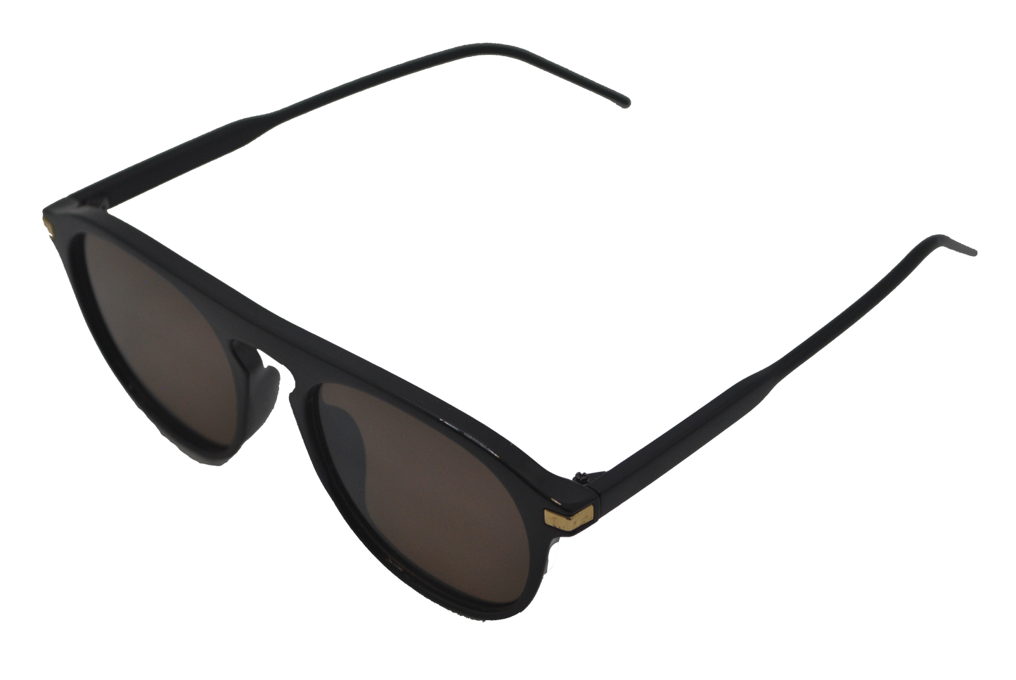 Occhiali da sole unisex polarizzati neri Larsen