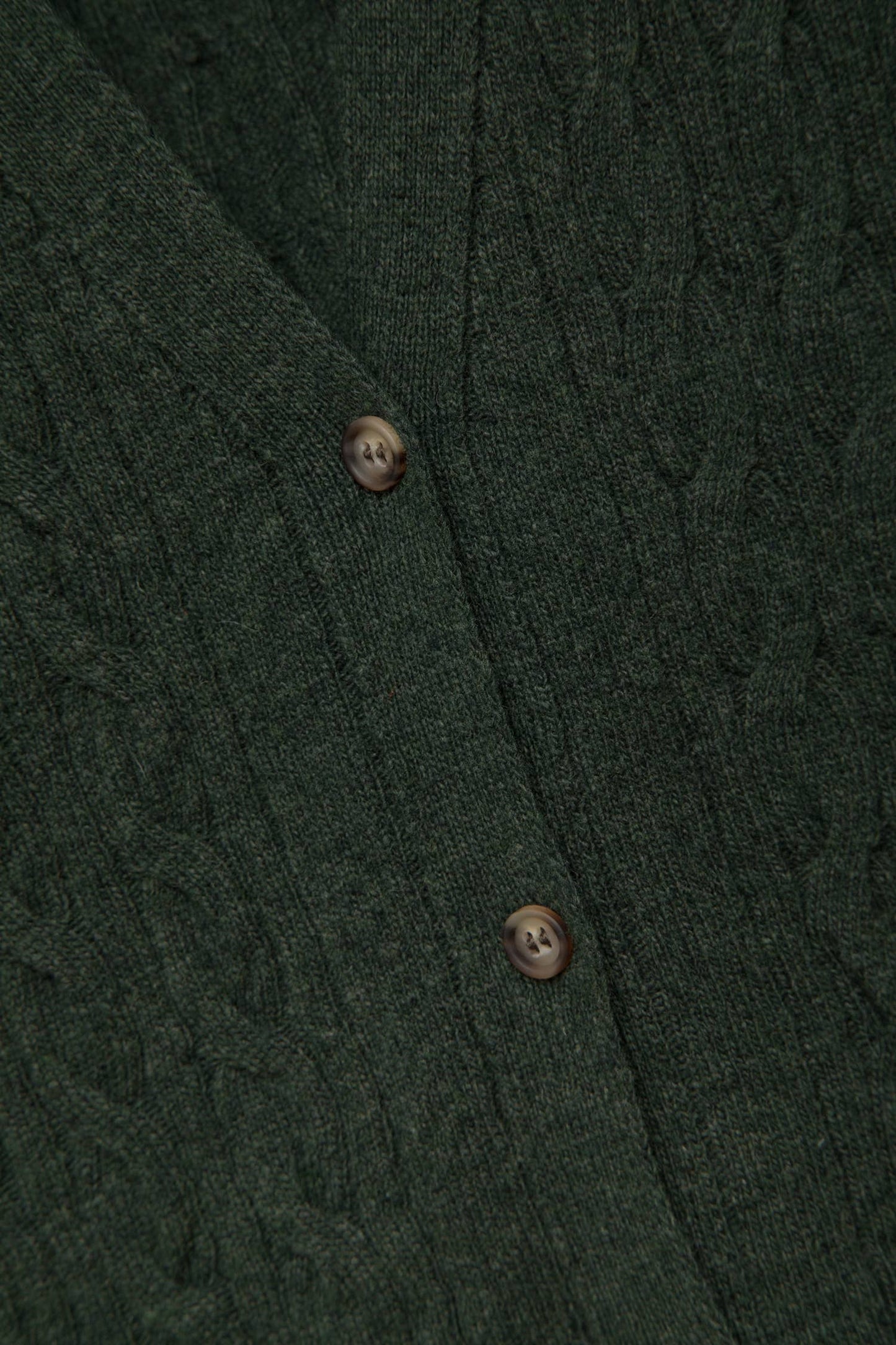 Cardigan in maglia strutturata con scollo a V