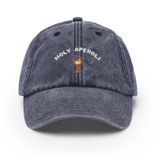 Cappellino vintage Holy Aperoli ricamato