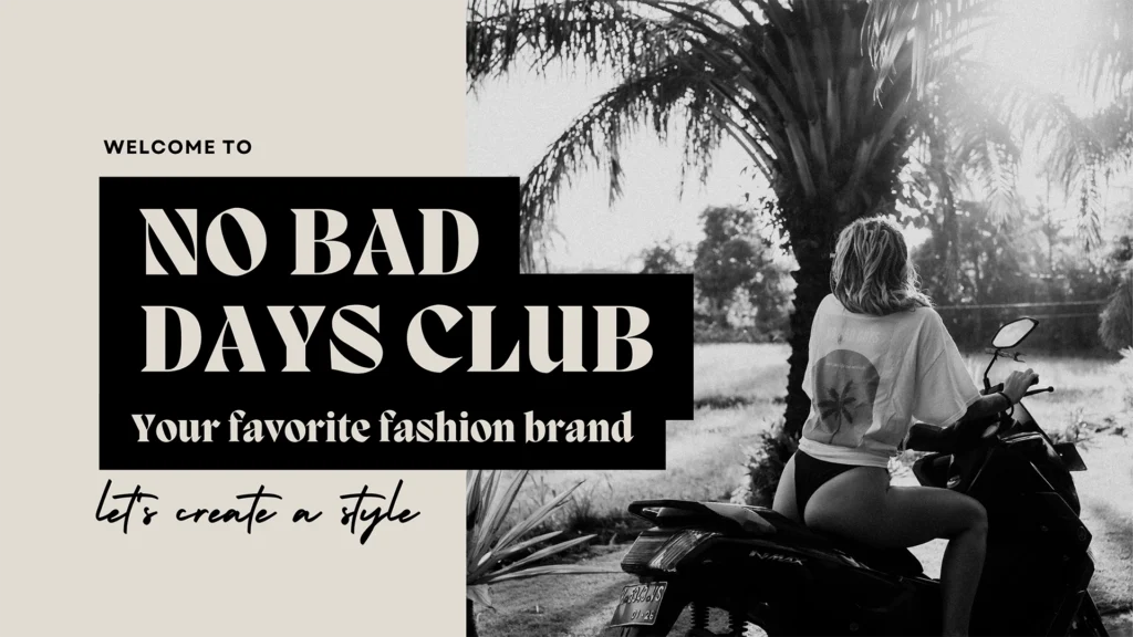 No Bad Days Club Hero Image