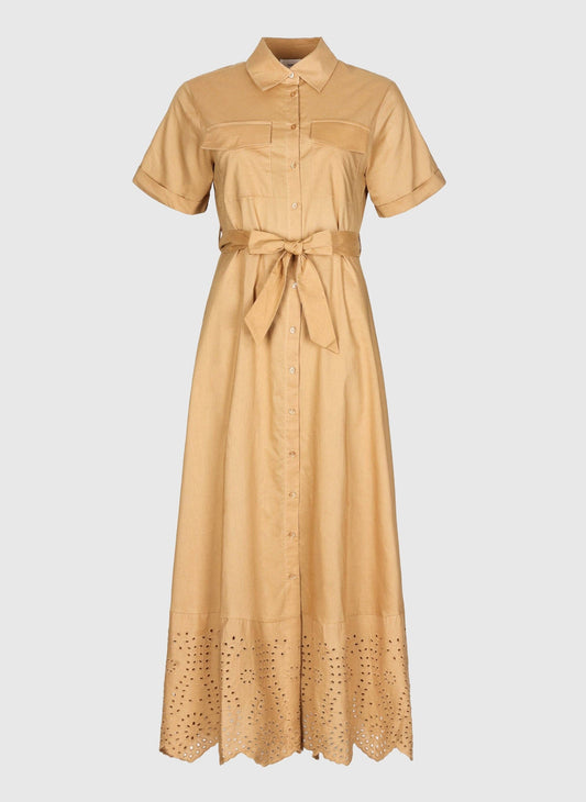 Abito lungo Olivine oro