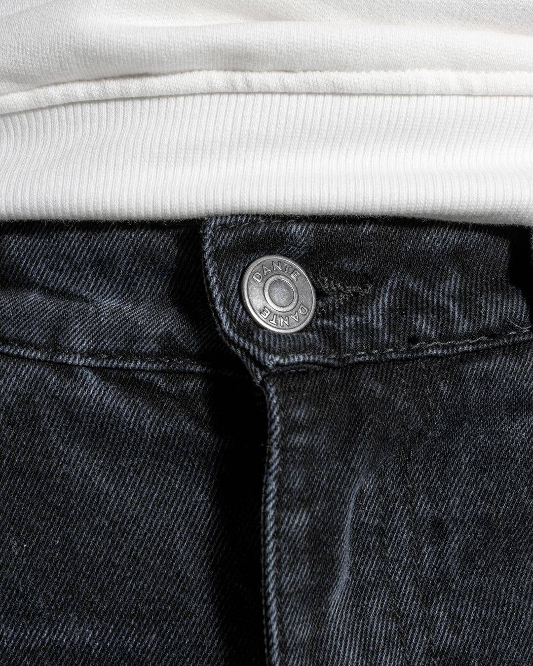 Jeans Uomo Stretch Nero Rotten