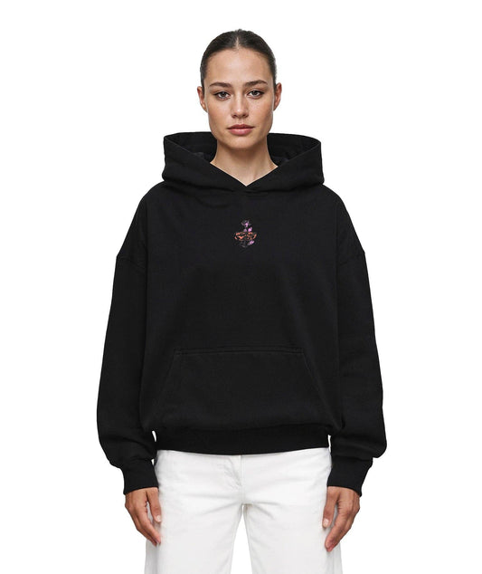 Felpa con cappuccio Vertere x DGTL nera in edizione limitata