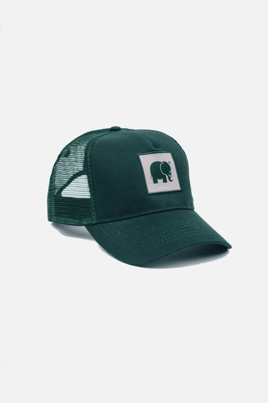 Cappellino trucker tonal verde giungla