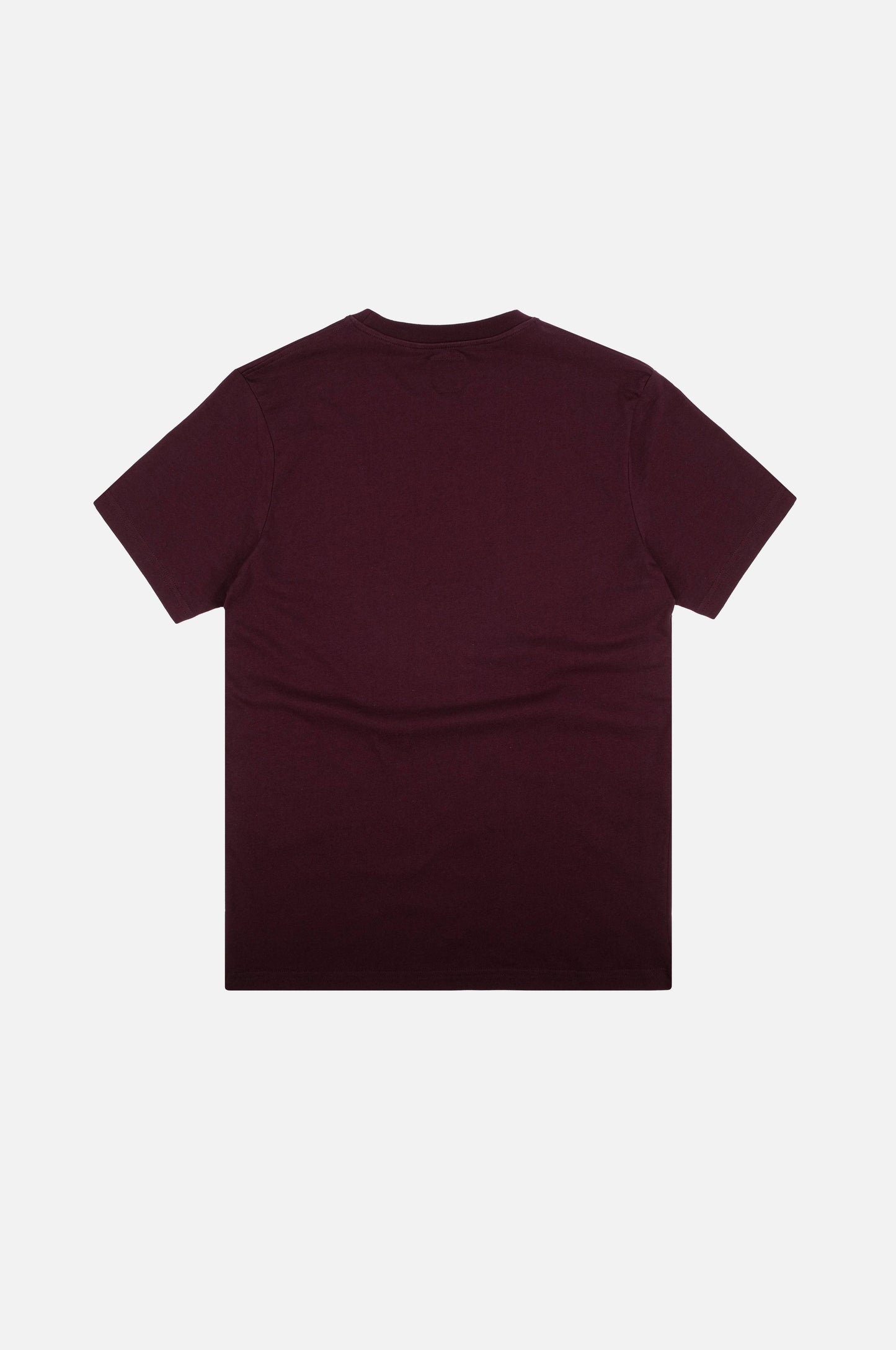 T-shirt Essentials in Cotone Biologico Rosso Vino