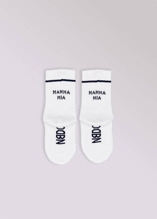 Calzini bambino "Mamma Mia" in cotone biologico