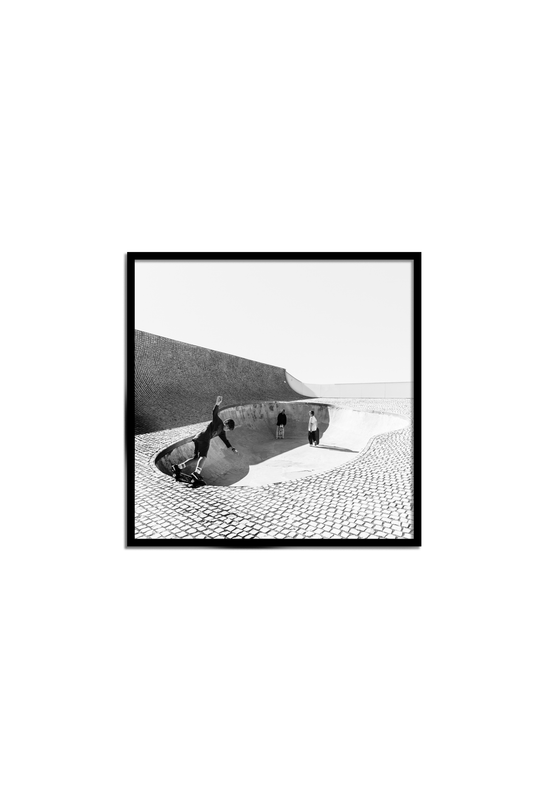 Stampa fotografica in bianco e nero Skatepark Cité de l’Océan