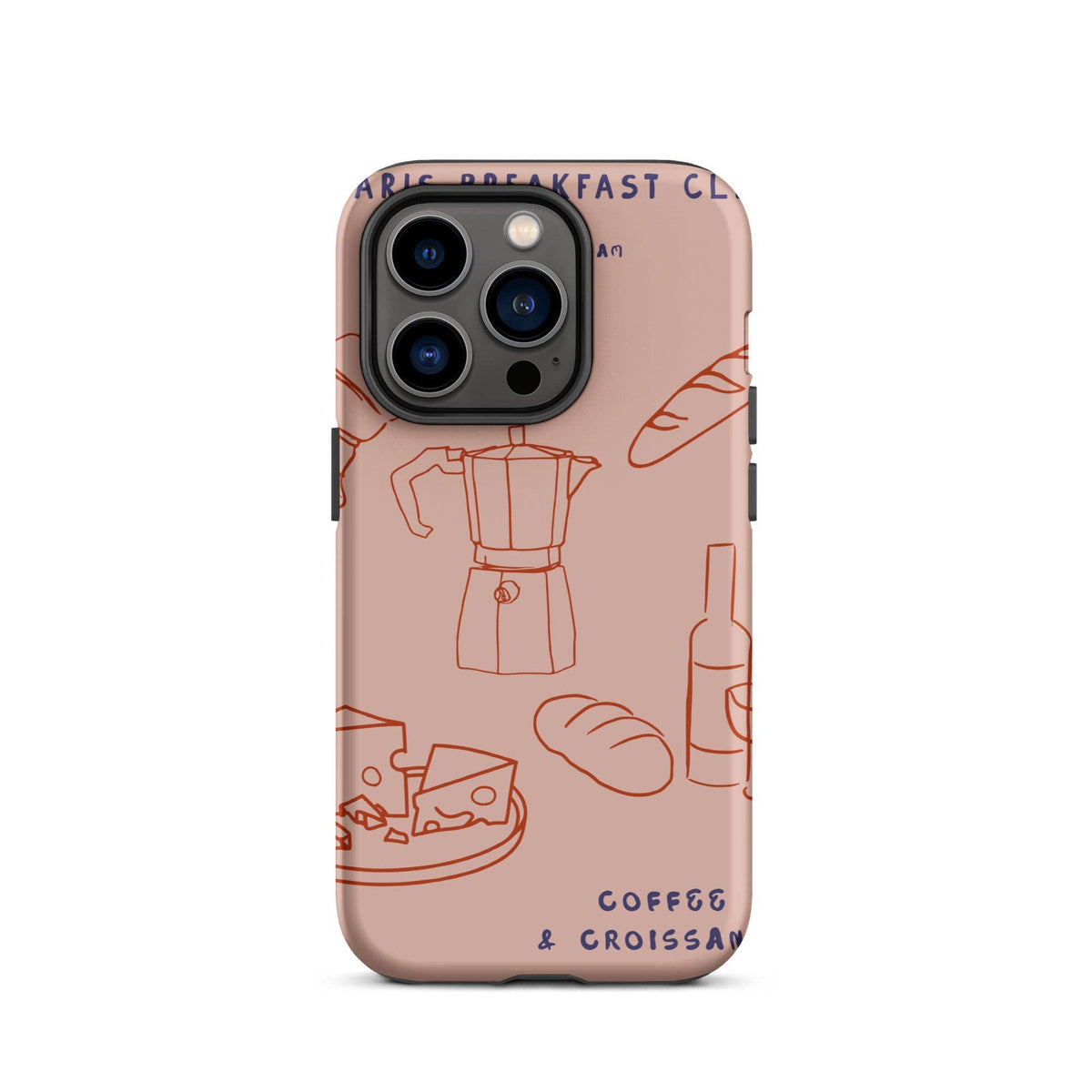 Custodia resistente per iPhone Paris Breakfast Club