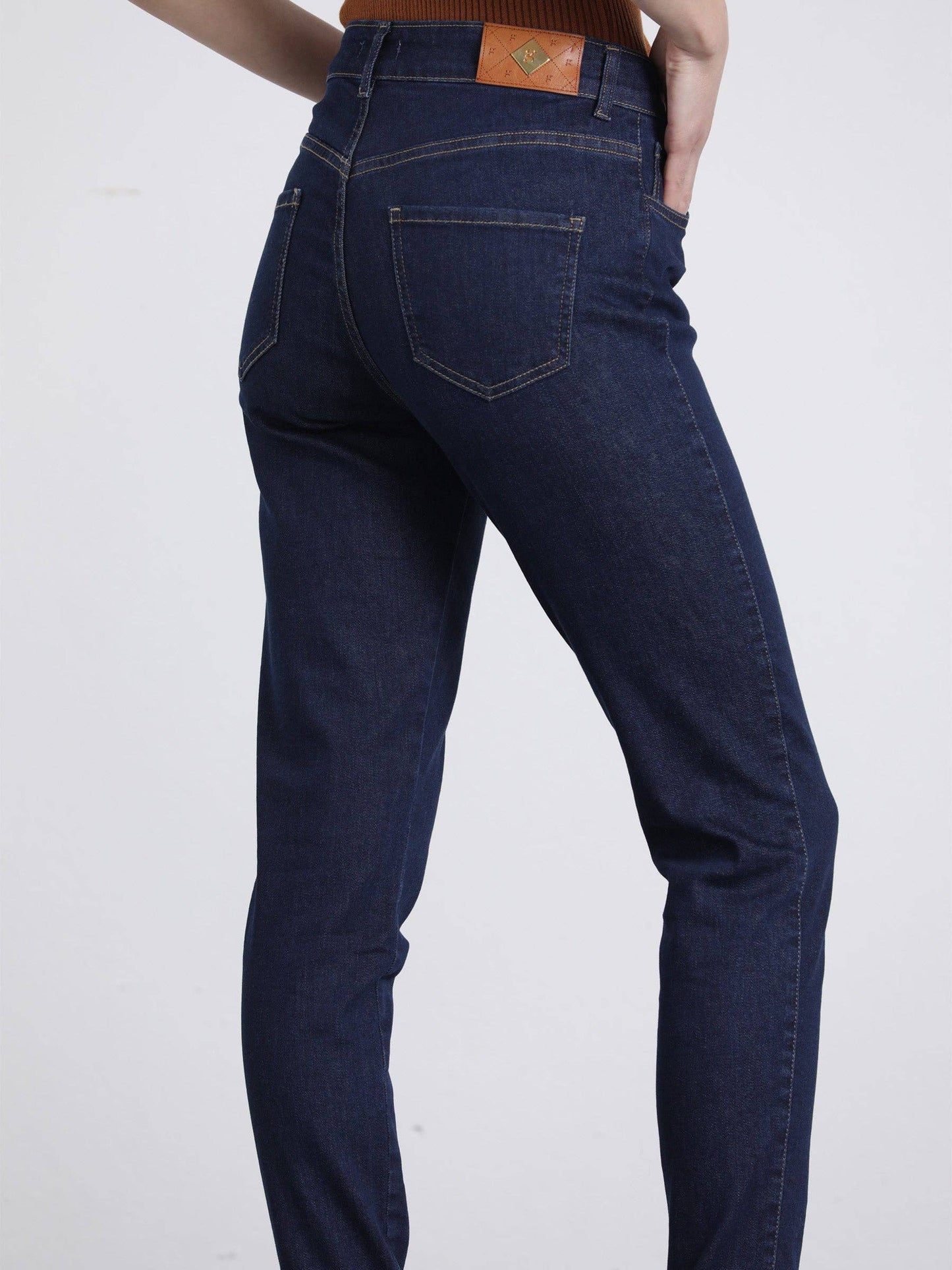 Jeans donna Ganga relaxed fit in cotone stretch