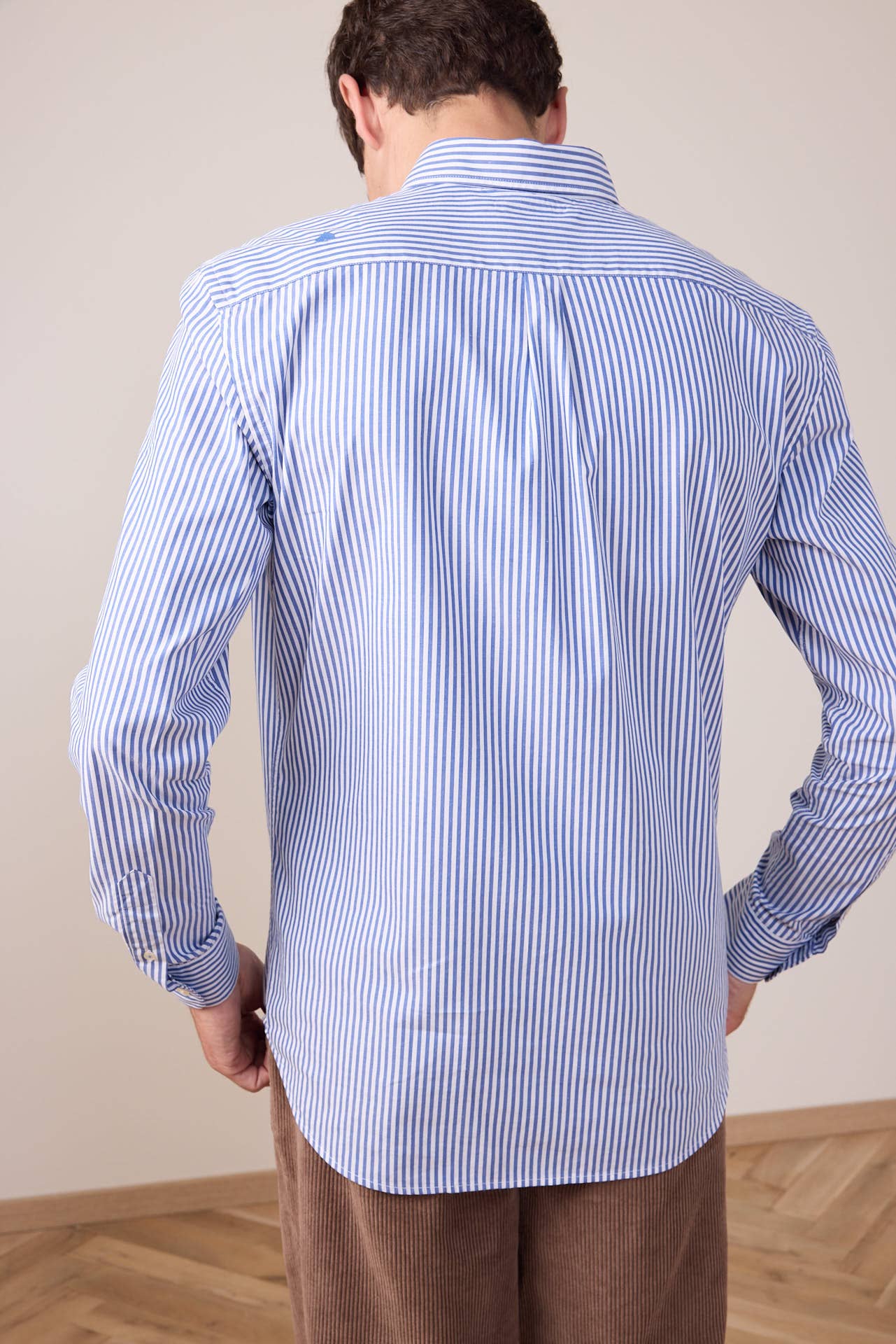 Camicia a righe blu Torneo