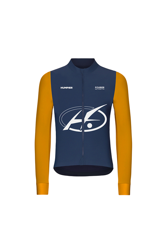 Pile bicolore da ciclismo con zip