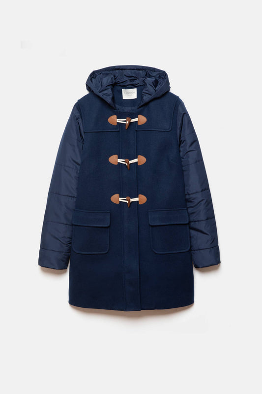 Cappotto montgomery con cappuccio