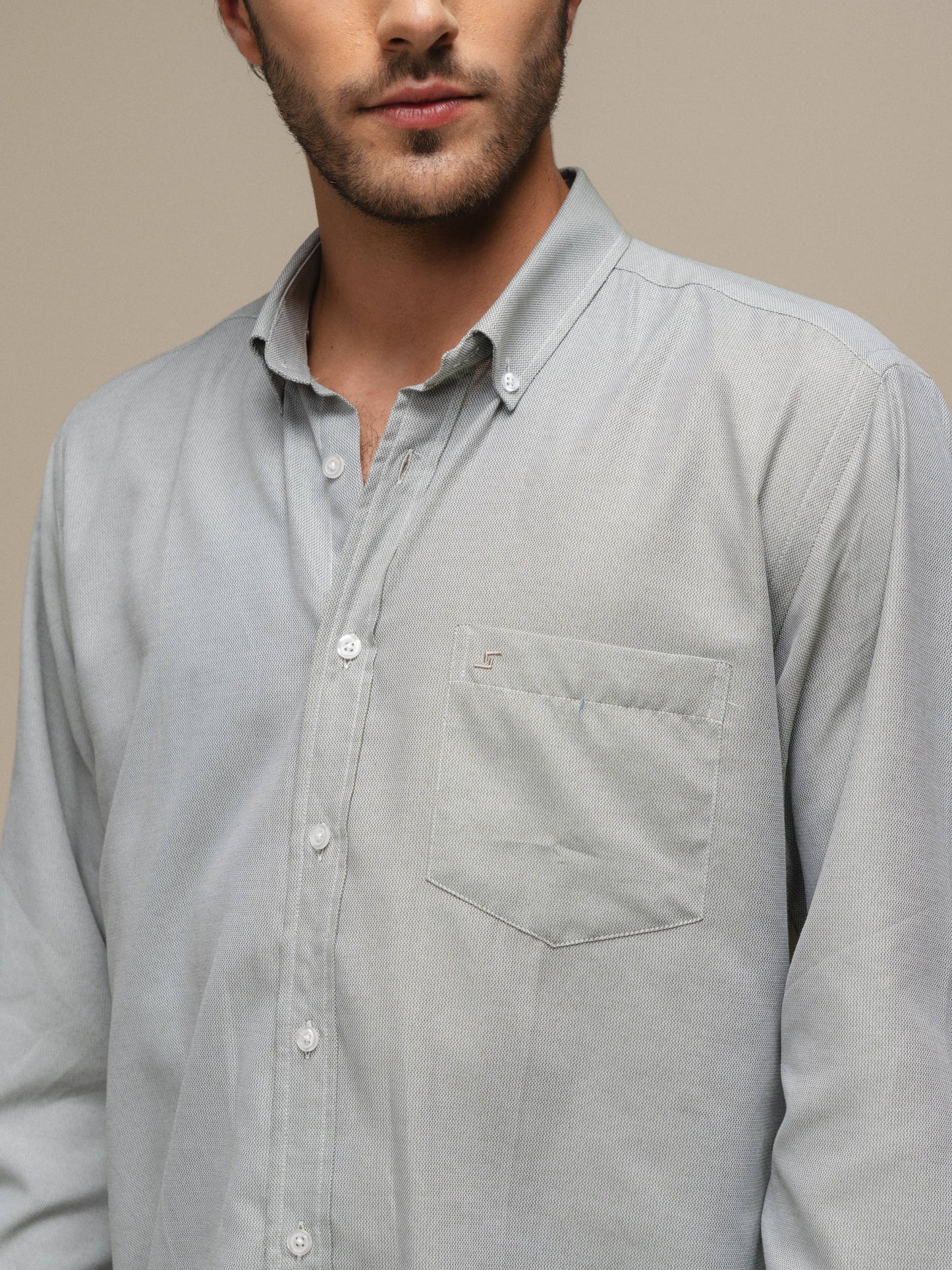 Camicia uomo classica in cotone e poliestere