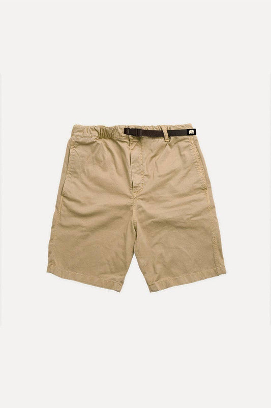 Pantaloncini da arrampicata in cotone Ecodye color sabbia