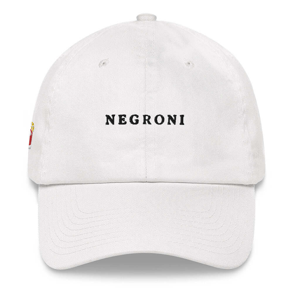 Cappellino Negroni ricamato stile dad hat