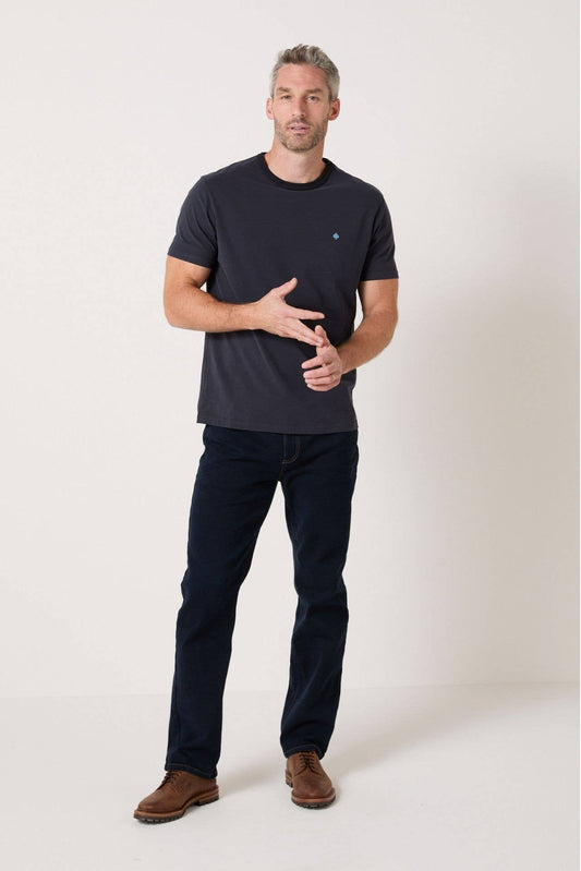 T-shirt Bart in cotone biologico blu marino