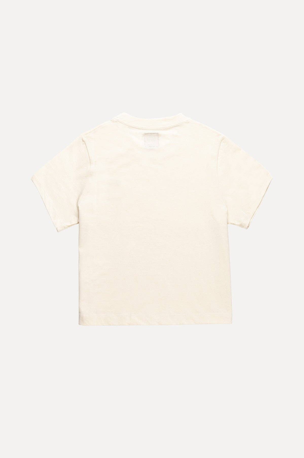 T-shirt donna essenziale in cotone organico