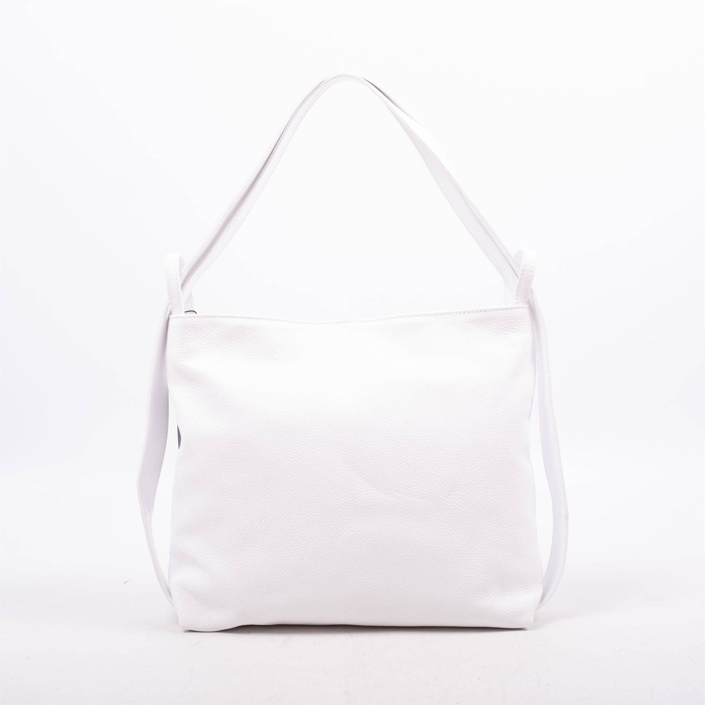 Borsa in pelle convertibile a spalla e zaino