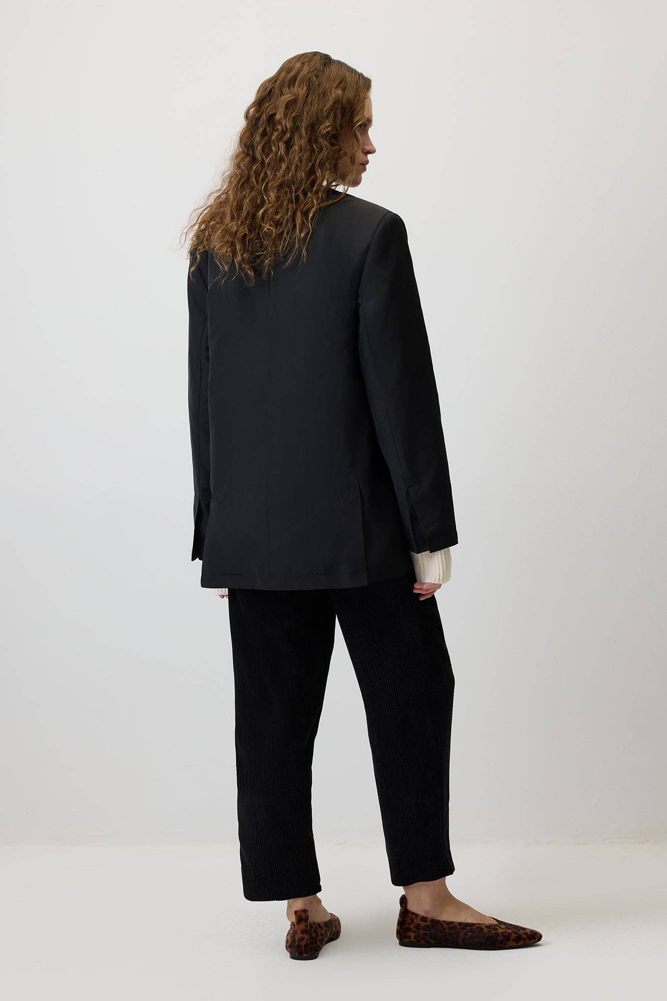 Blazer in tessuto paracadute