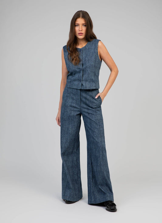 Gilet in denim Harper