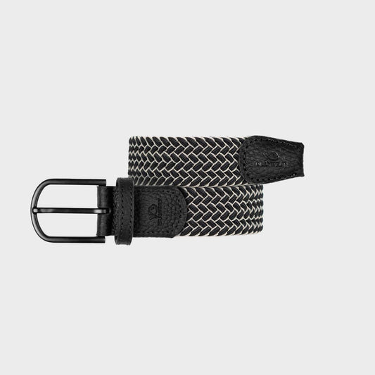 Cintura intrecciata elastica grigio scuro