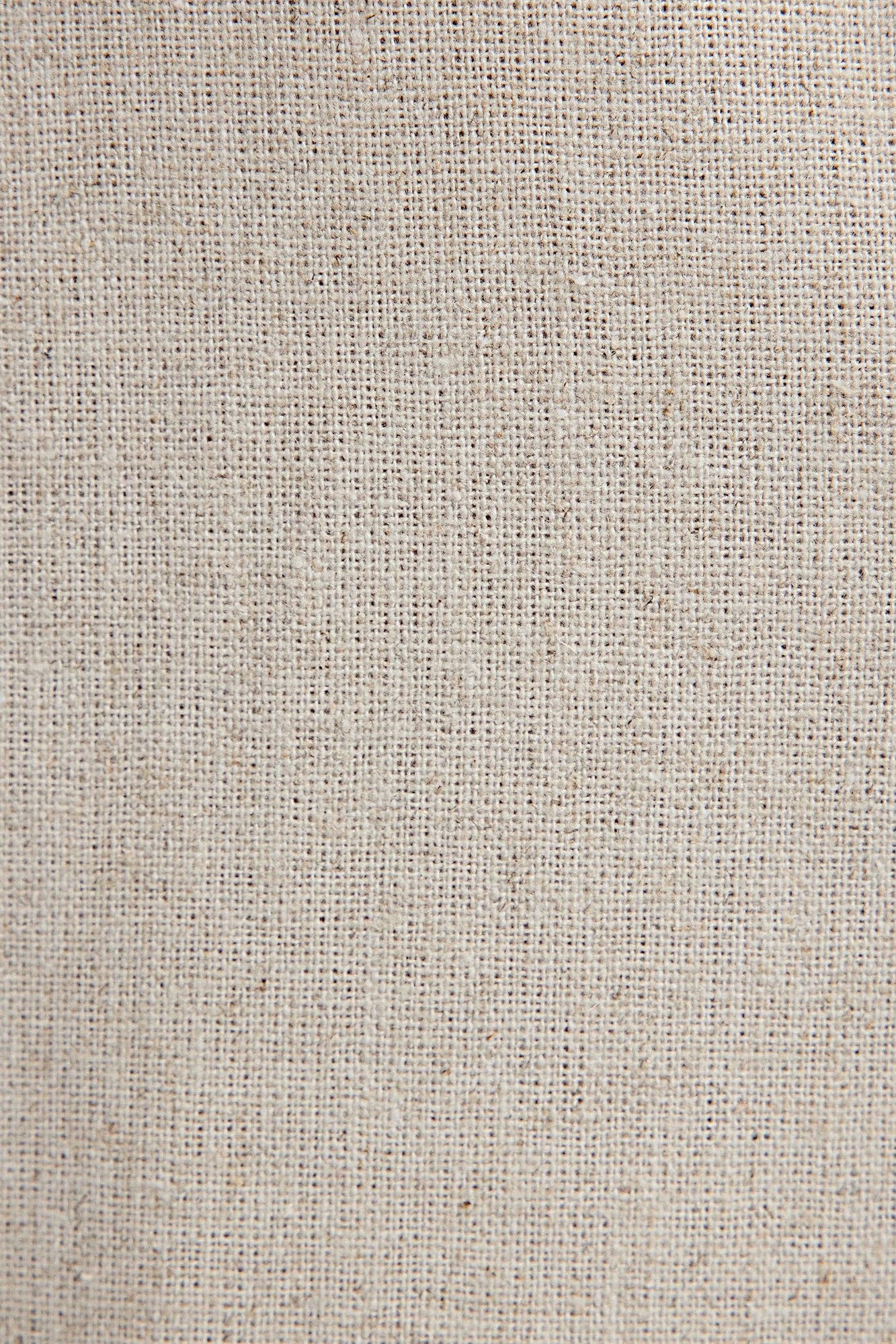 Pantaloni sartoriali in lino crema a gamba larga