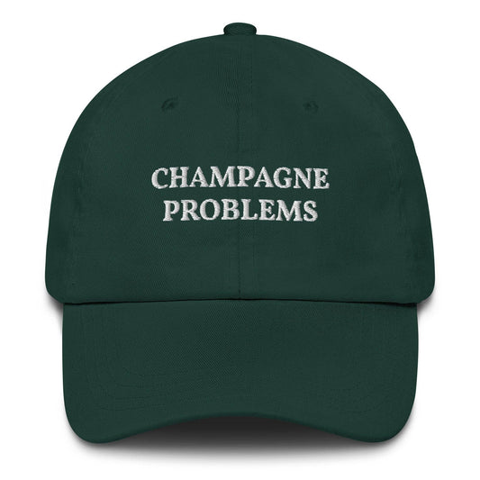 Cappellino da baseball ricamato Champagne Problems