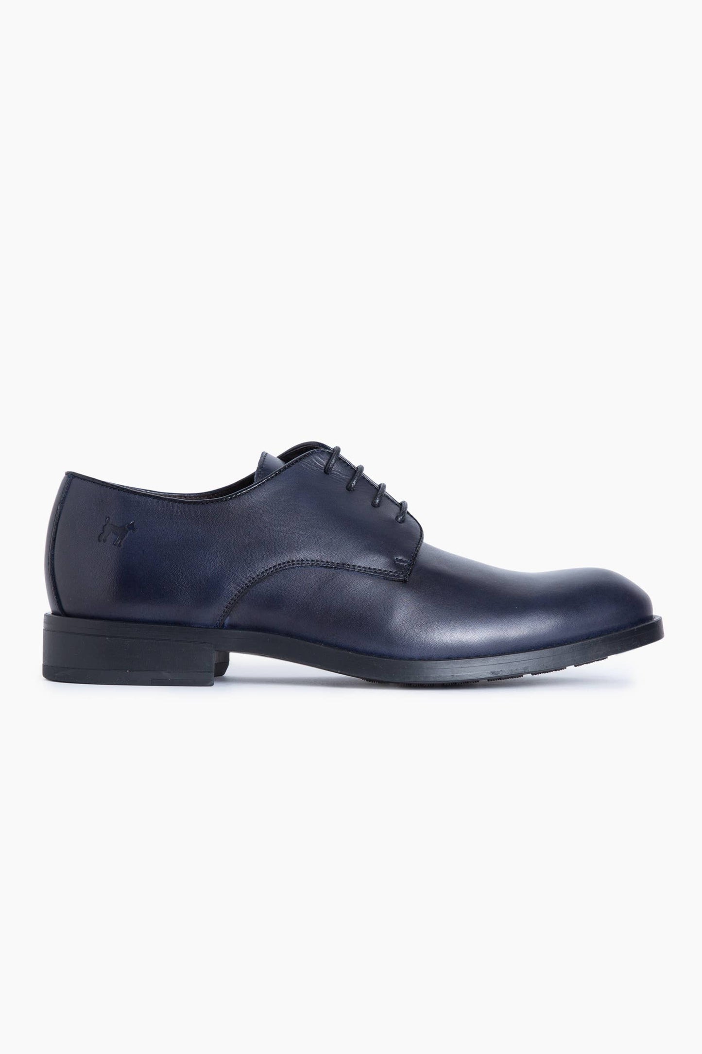 Scarpe Oxford in pelle blu navy