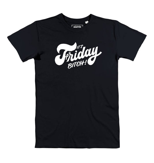 T-shirt It’s Friday con stampa lettering