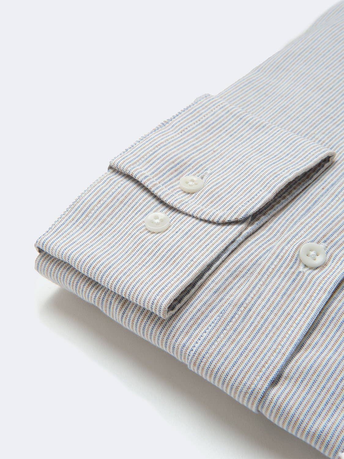 Camicia casual Forno Triple a righe sottili