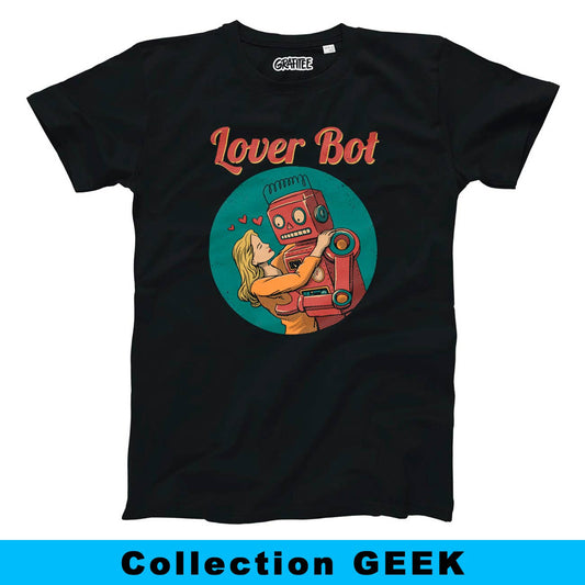 T-shirt unisex Lover Bot in cotone biologico