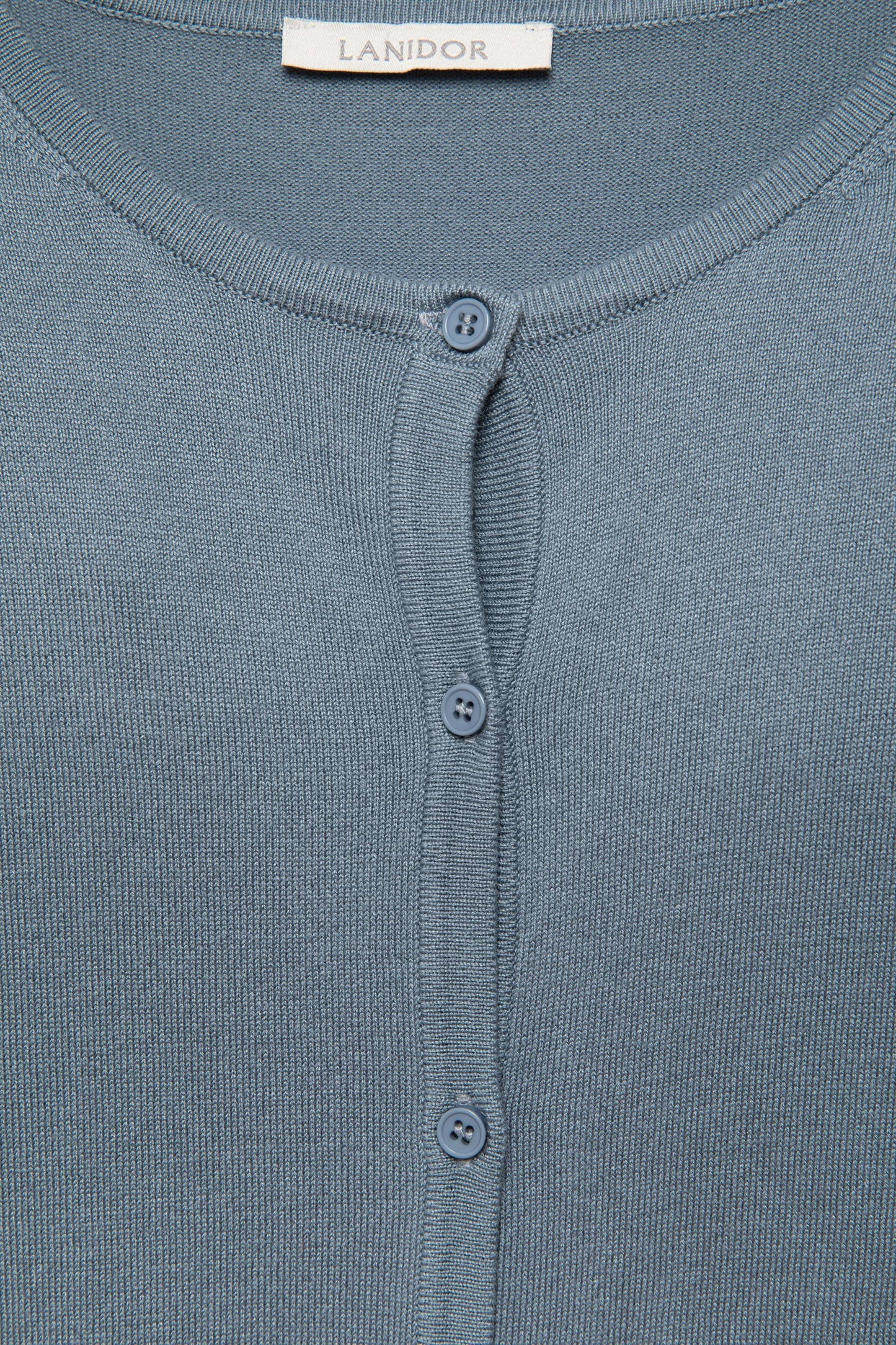 Cardigan in maglia rasata con bottoni