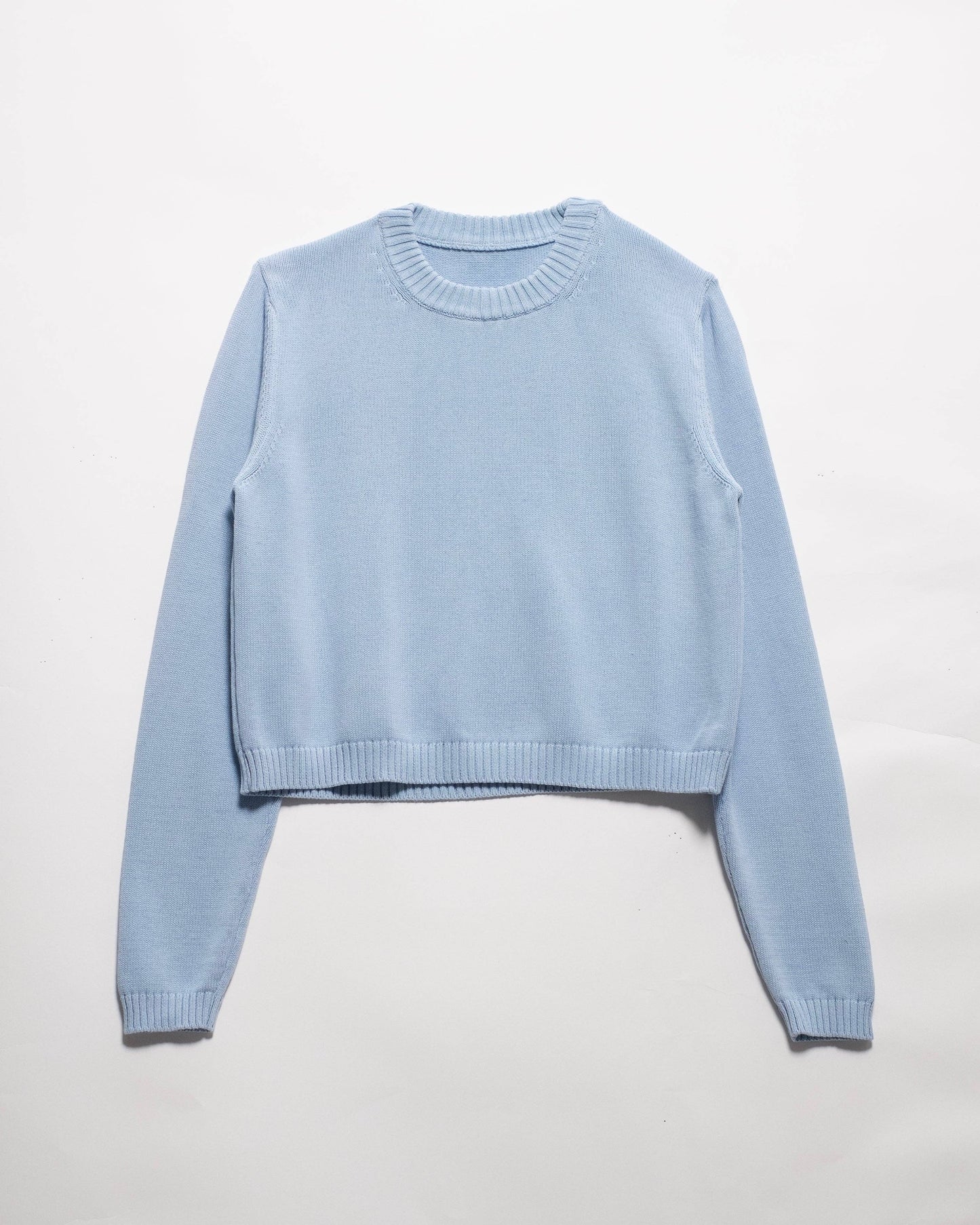Maglione girocollo in cotone fine