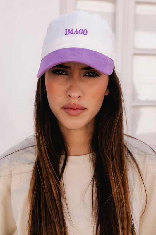 Cappellino 6 pannelli in cotone African Violet