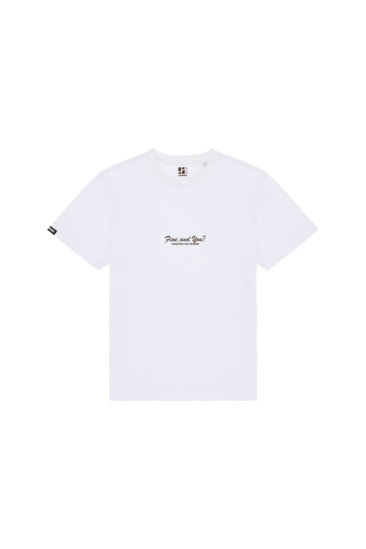 T-shirt bianca con stampa e orsetto