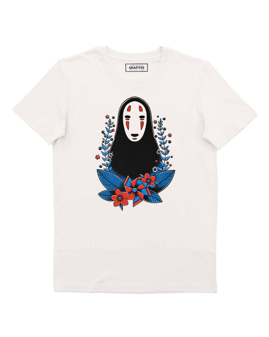 T-shirt Spirit Companion con stampa anime in cotone biologico