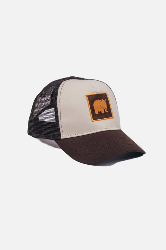 Cappellino trucker classico marrone cioccolato