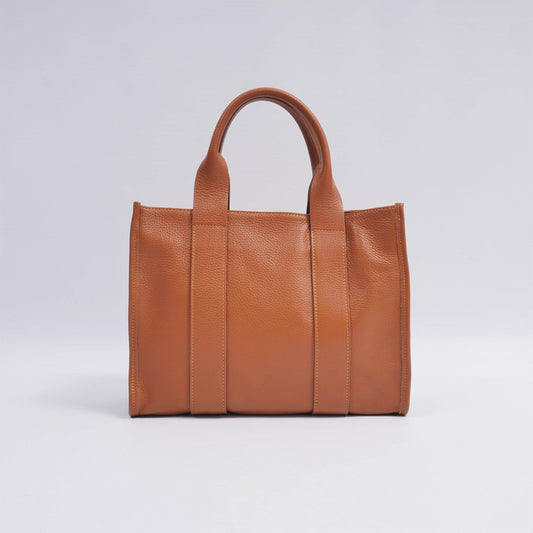 Borsa tote in pelle con tracolla