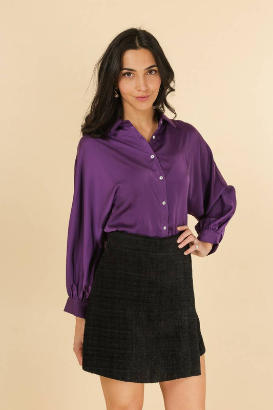 Camicia satinata Tuly da donna