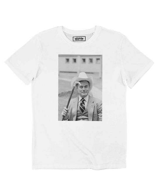T-shirt grafica J.R. Ewing Dallas in cotone biologico