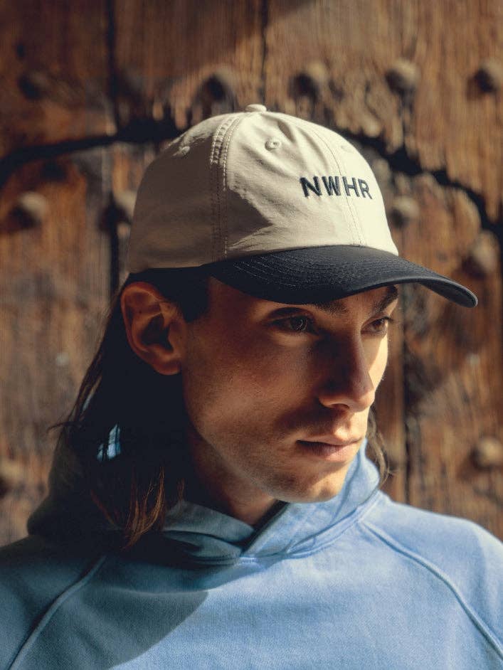 Cappellino in nylon bicolore riciclato