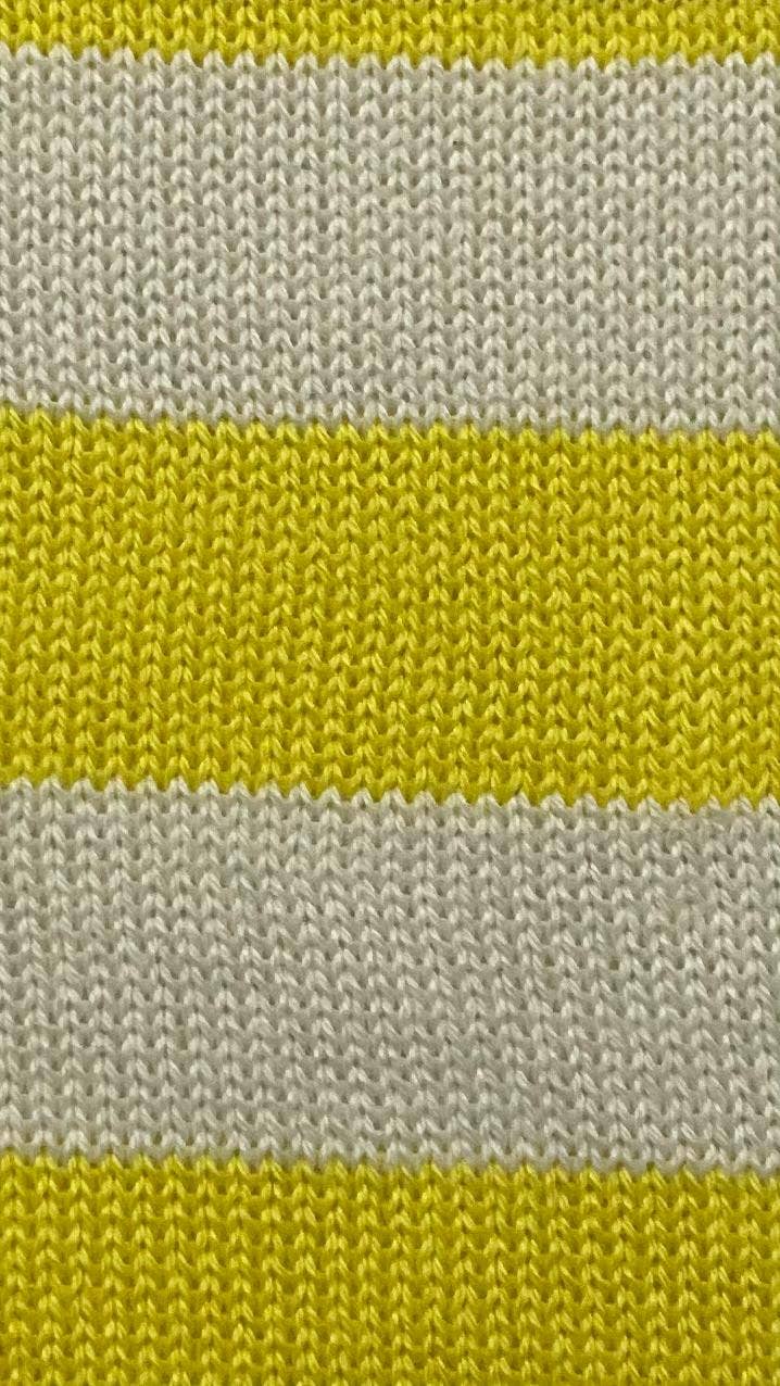 Abito midi a righe in cotone