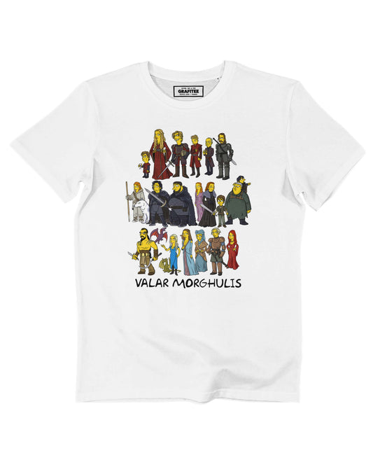 T-shirt grafica Game of Thrones “Valar Morghulis” in cotone biologico
