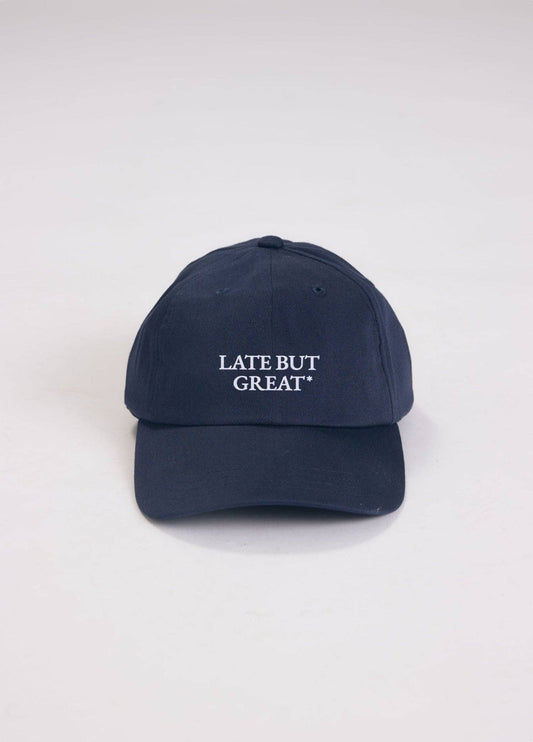 Cappellino da baseball Late But Great blu navy