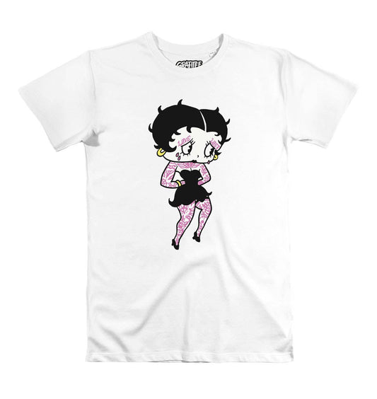 T-shirt Betty Boop Tattoo in Cotone Biologico